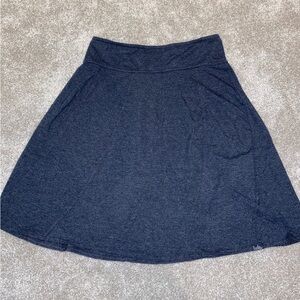 Prana Dark Grey Cotton Skirt Size‎ XS
